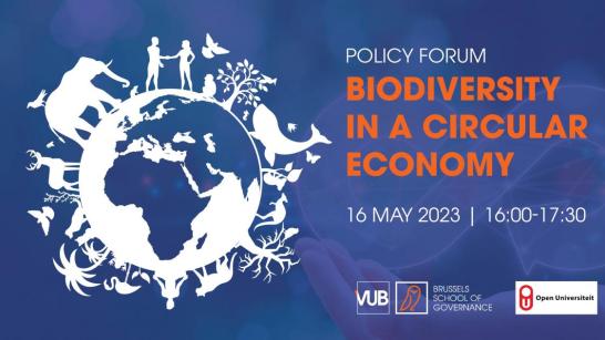 event banner about biodiversity in a circular economy
